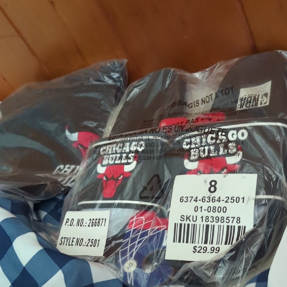 Chicago Bulls Black Slides